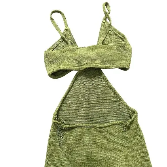 cult gaia serita dress green SERITA DRESS main image 1